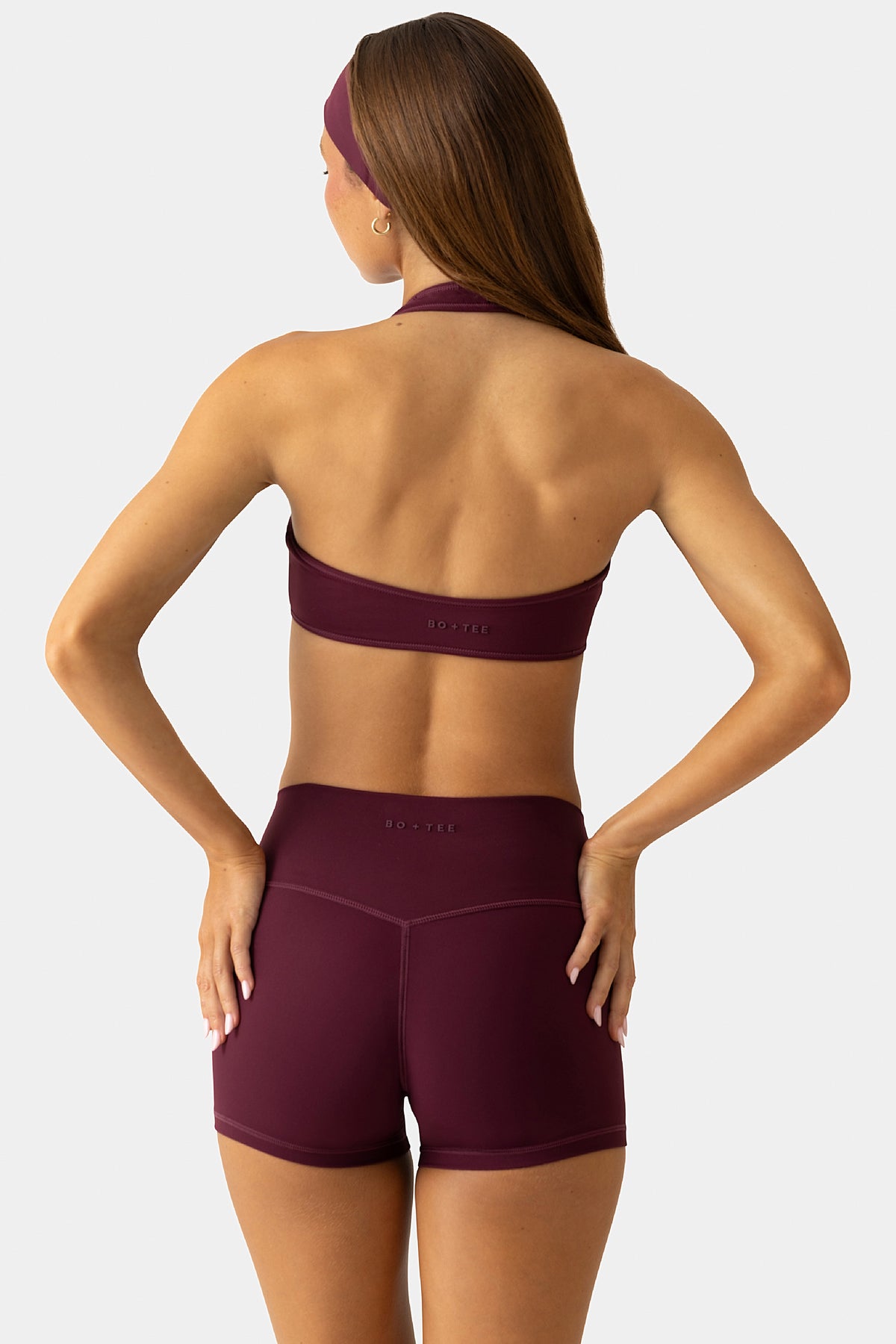 ⁣⁢Soft Active Mini-Shorts in Pflaume⁤⁣ - 2