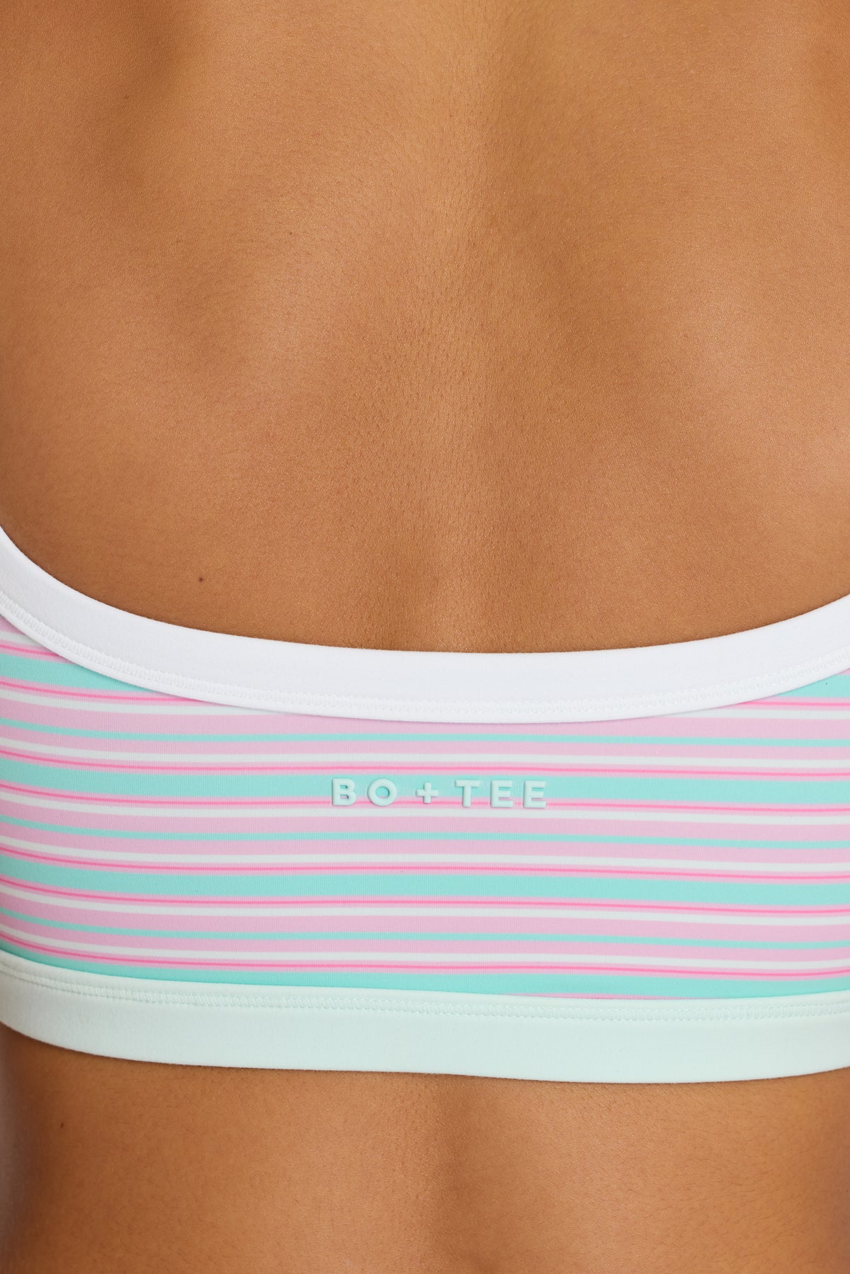 ⁣⁢Soft Active Wende-Sport-BH mit bunten Streifen⁤⁣