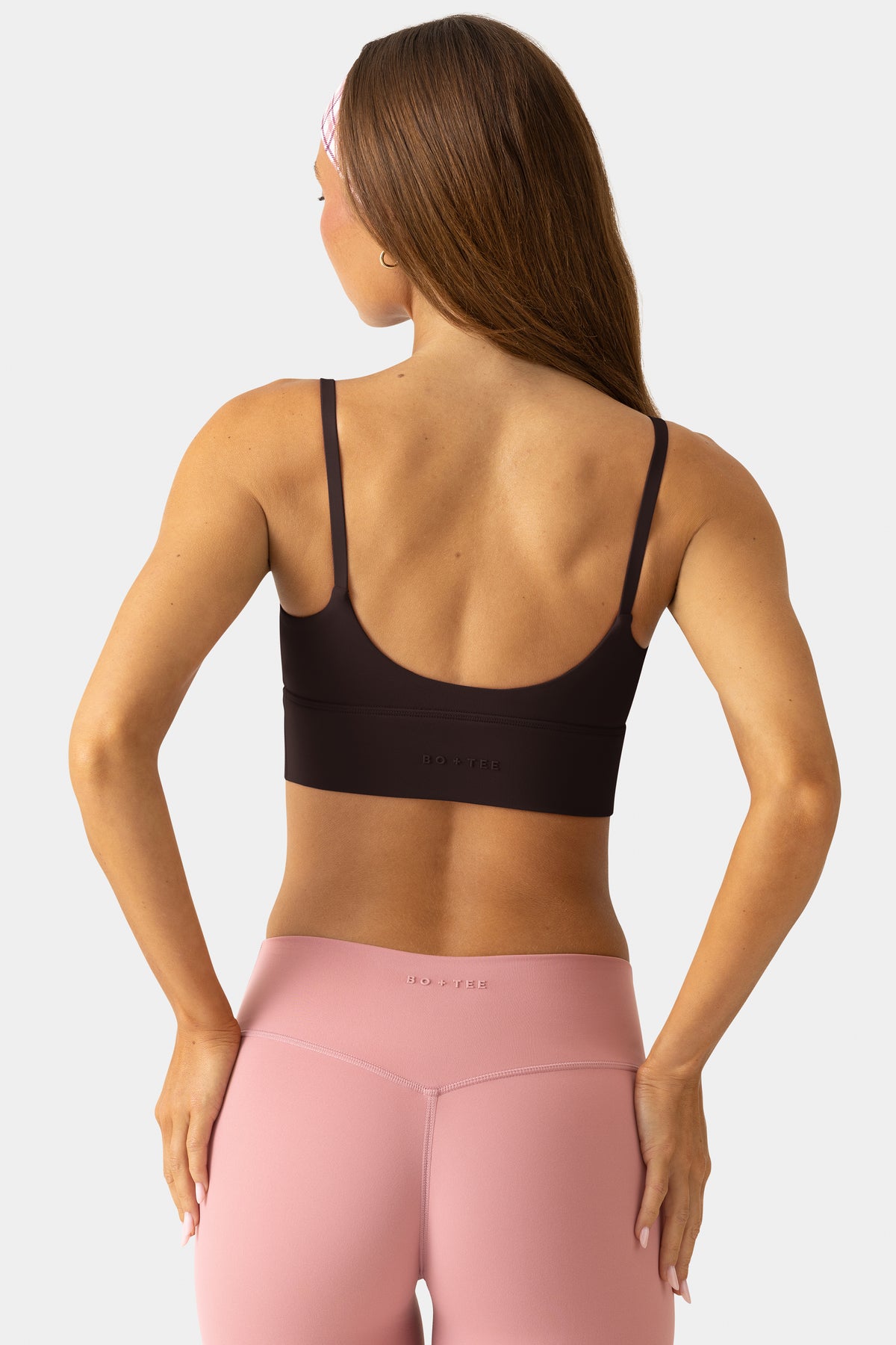 ⁣⁢Soft Active Scoop-Neck Sport-BH in Espresso⁤⁣ - 2