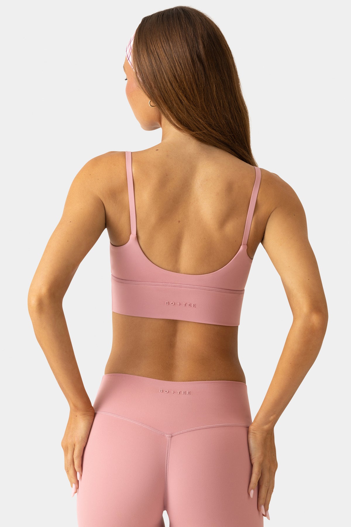 ⁣⁢Soft Active Sport-BH mit U-Ausschnitt in Berry⁤⁣ - 2