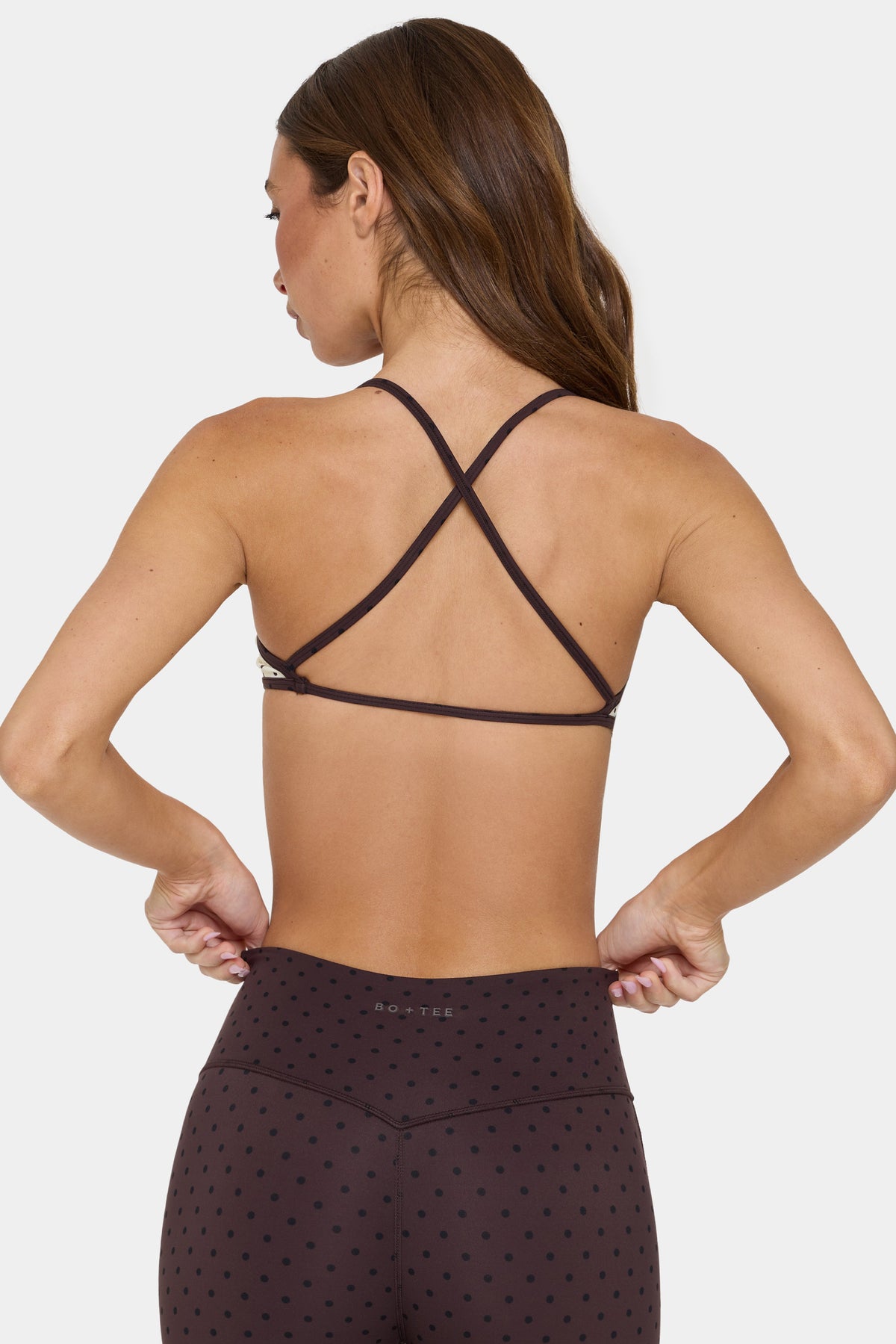 ⁣⁢Soft Active Low-Impact Sports Bra in Cookie Butter⁤⁣ - 2