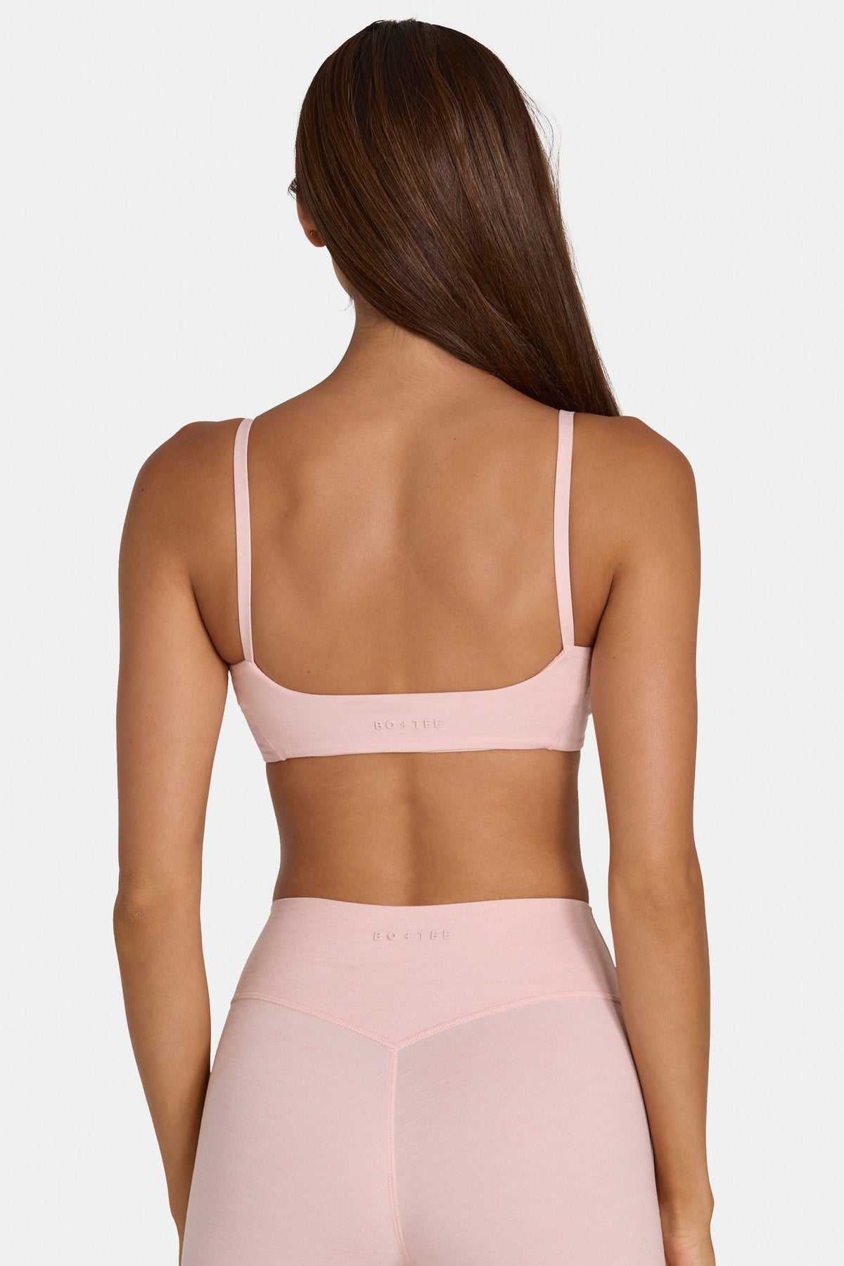 ⁣⁢Soft Active Sport-BH mit leichtem Halt in Blush Marl⁤⁣ - 2