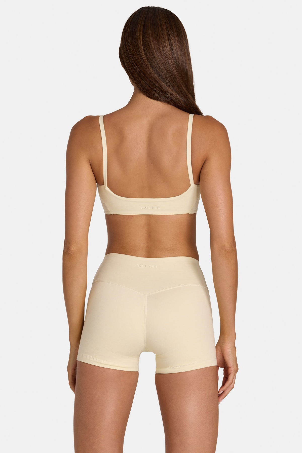 ⁣⁢Soft Active Low-Impact Sport-BH in Lemon Marl⁤⁣ - 2
