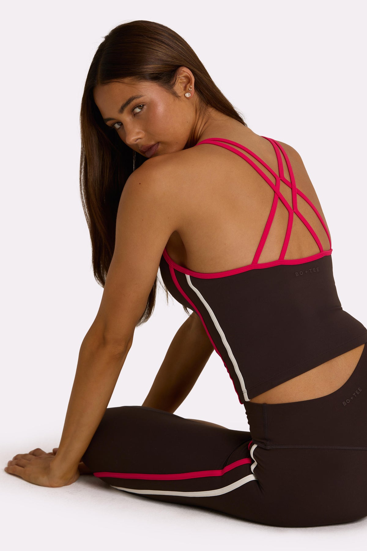⁣⁢Soft Active Tanktop in Truffle⁤⁣ - 1