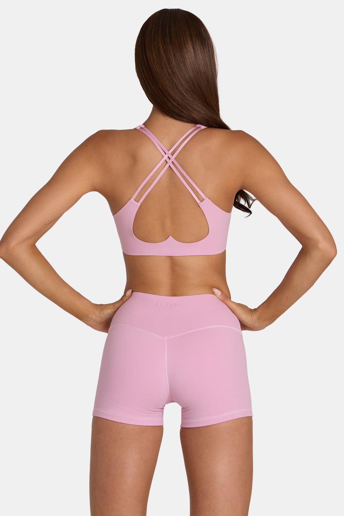 ⁣⁢Soft Active Sport-BH mit leichtem Halt in Zuckerrosa⁤⁣