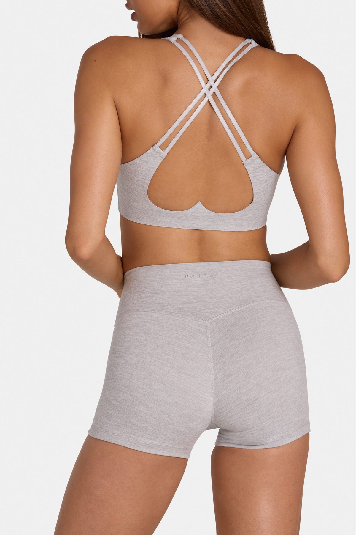 ⁣⁢Soft Active Sport-BH mit leichtem Halt in Grau⁤⁣