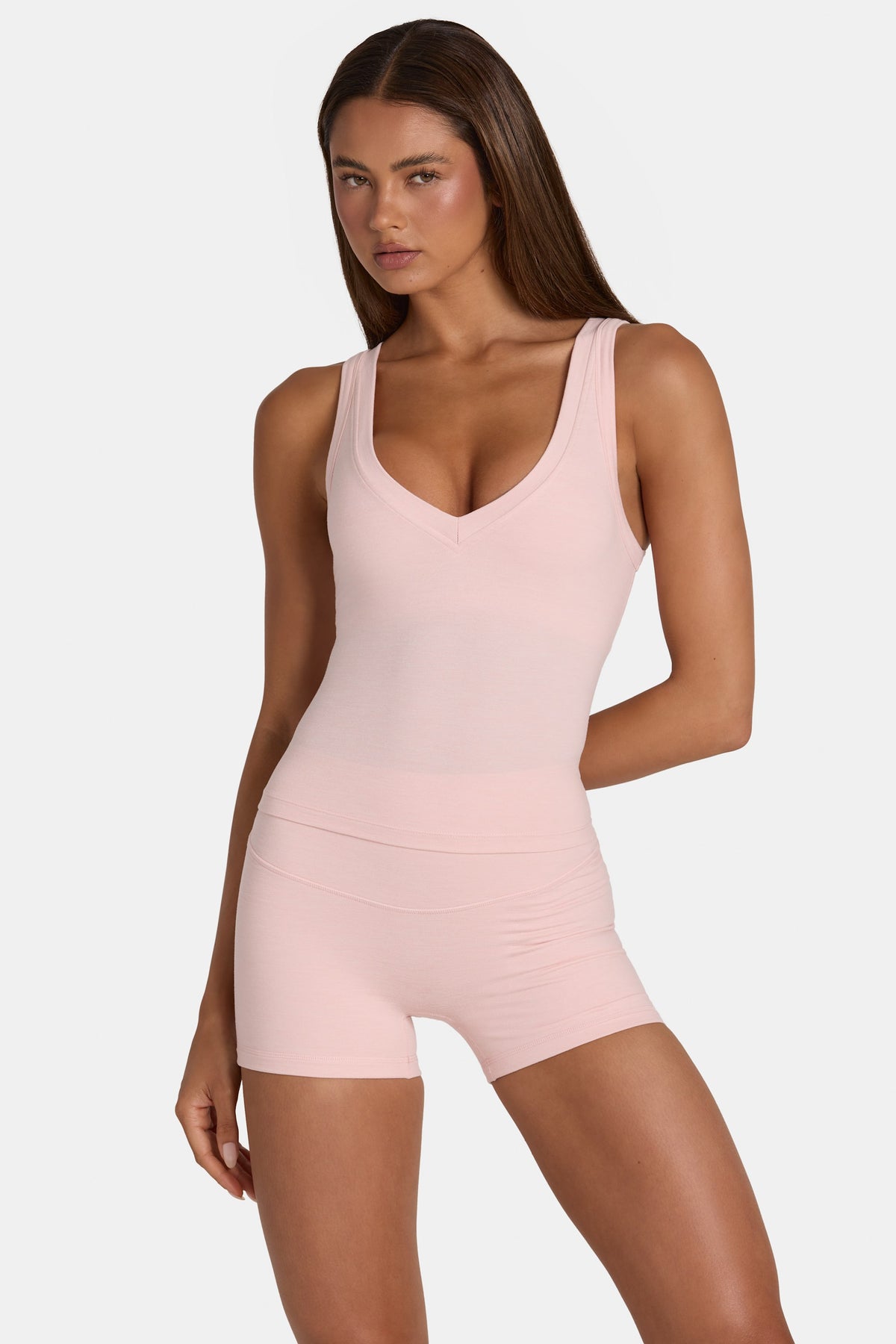 ⁣⁢Soft Active Tanktop in Blush Marl⁤⁣