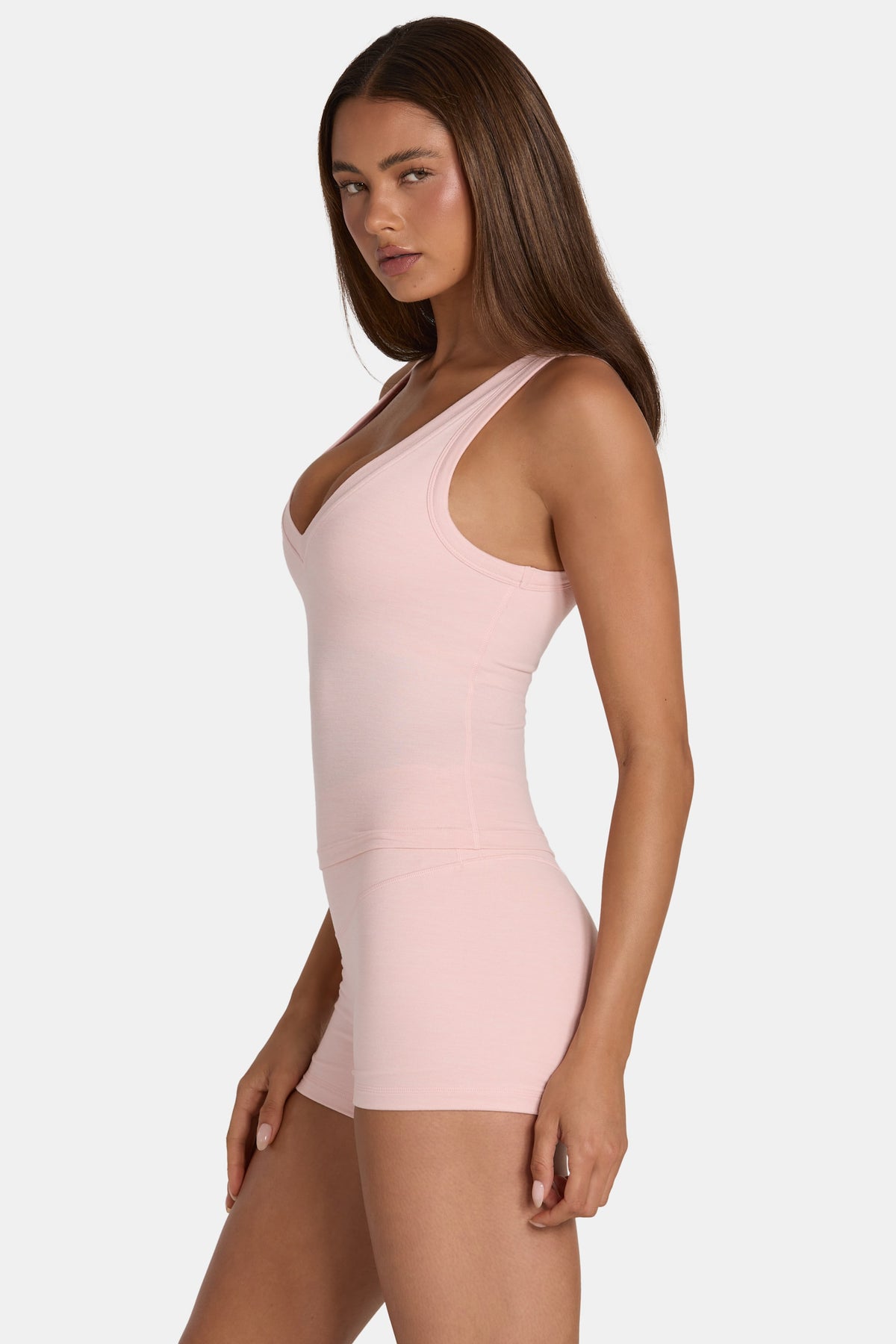 ⁣⁢Soft Active Tanktop in Blush Marl⁤⁣