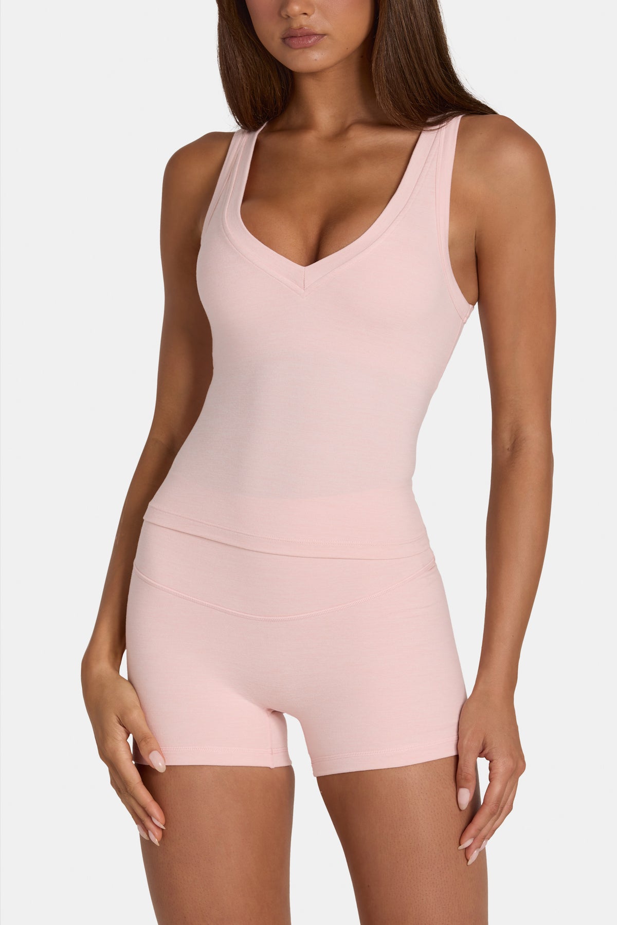 ⁣⁢Soft Active Tanktop in Blush Marl⁤⁣