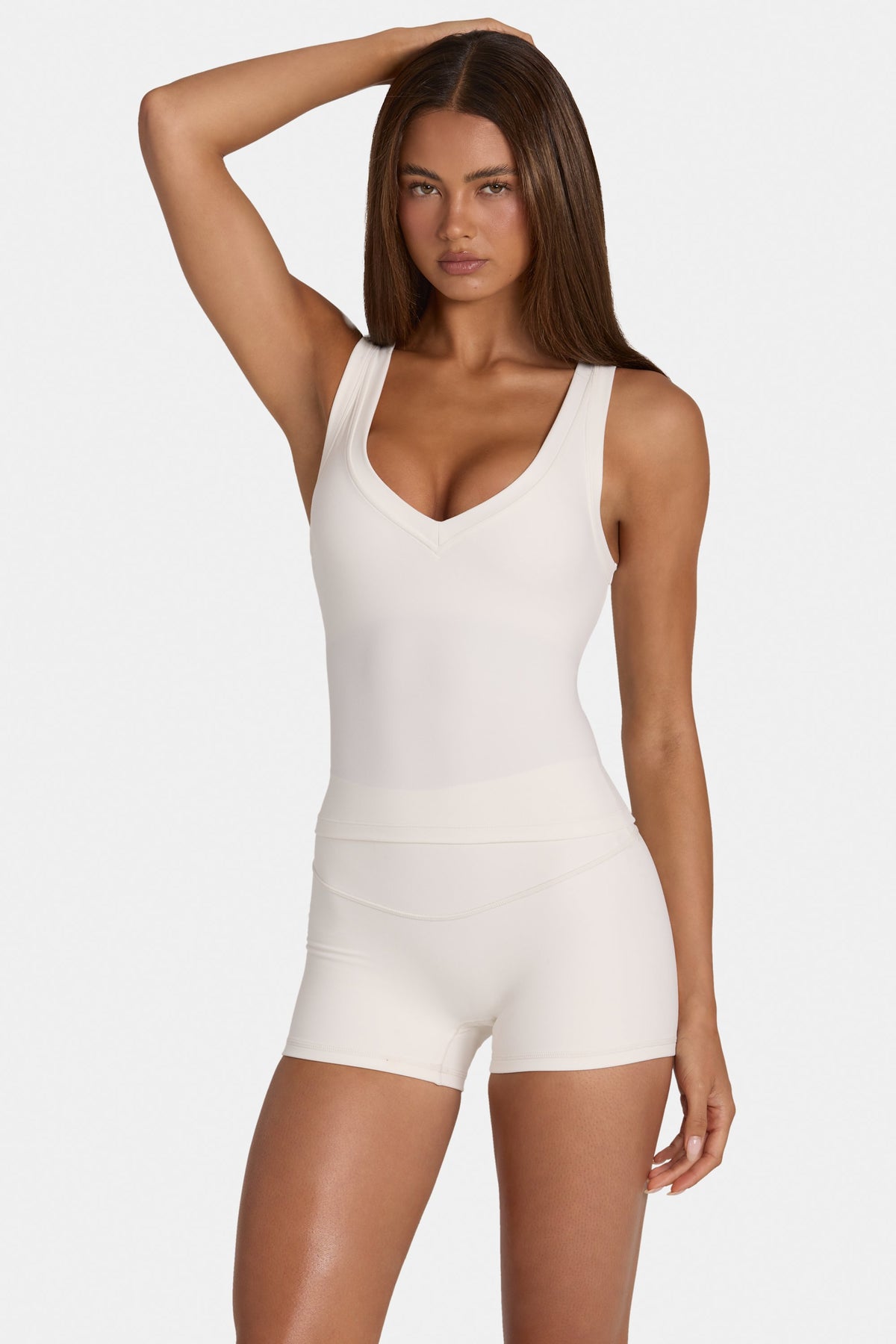 ⁣⁢Soft Active Tanktop in Coconut⁤⁣