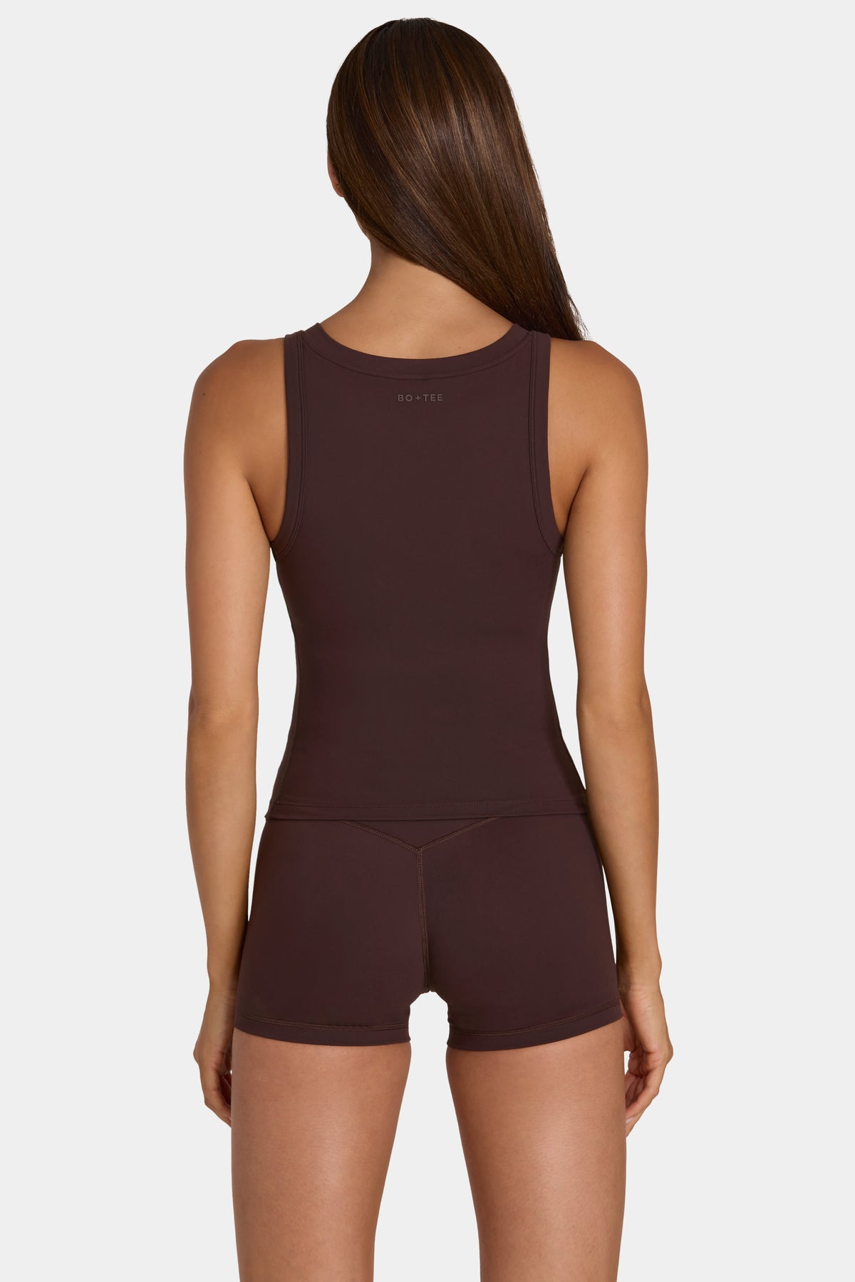 ⁣⁢Soft Active Tanktop in Espresso⁤⁣