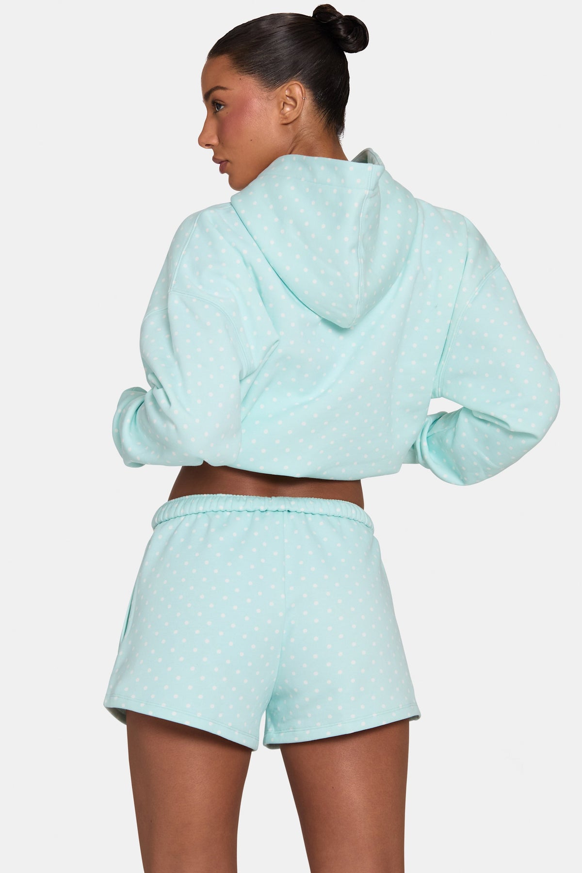 ⁣⁢Sweat Shorts in Peppermint Polka Dot⁤⁣ - 2