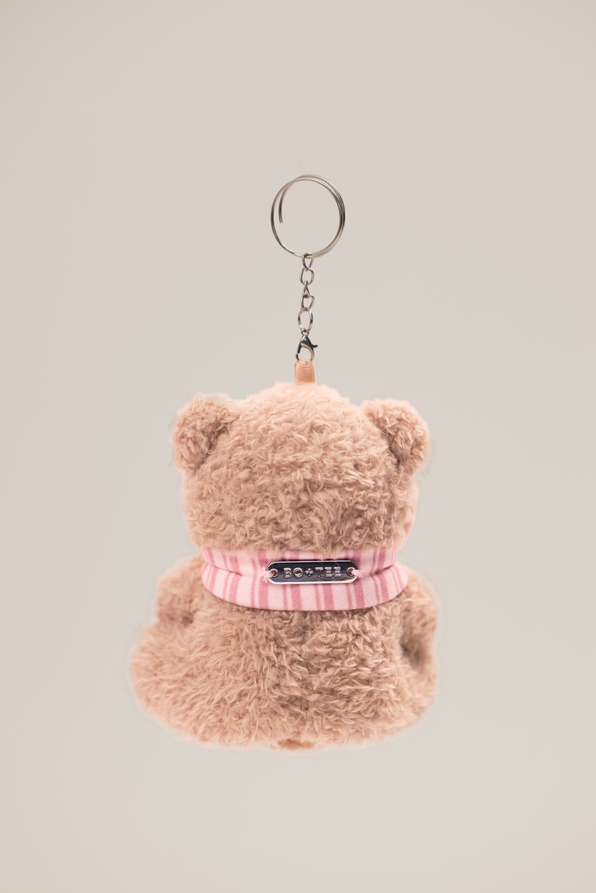 ⁣⁢Teddy-Schlüsselanhänger im Berry-Streifenmuster⁤⁣ - 2