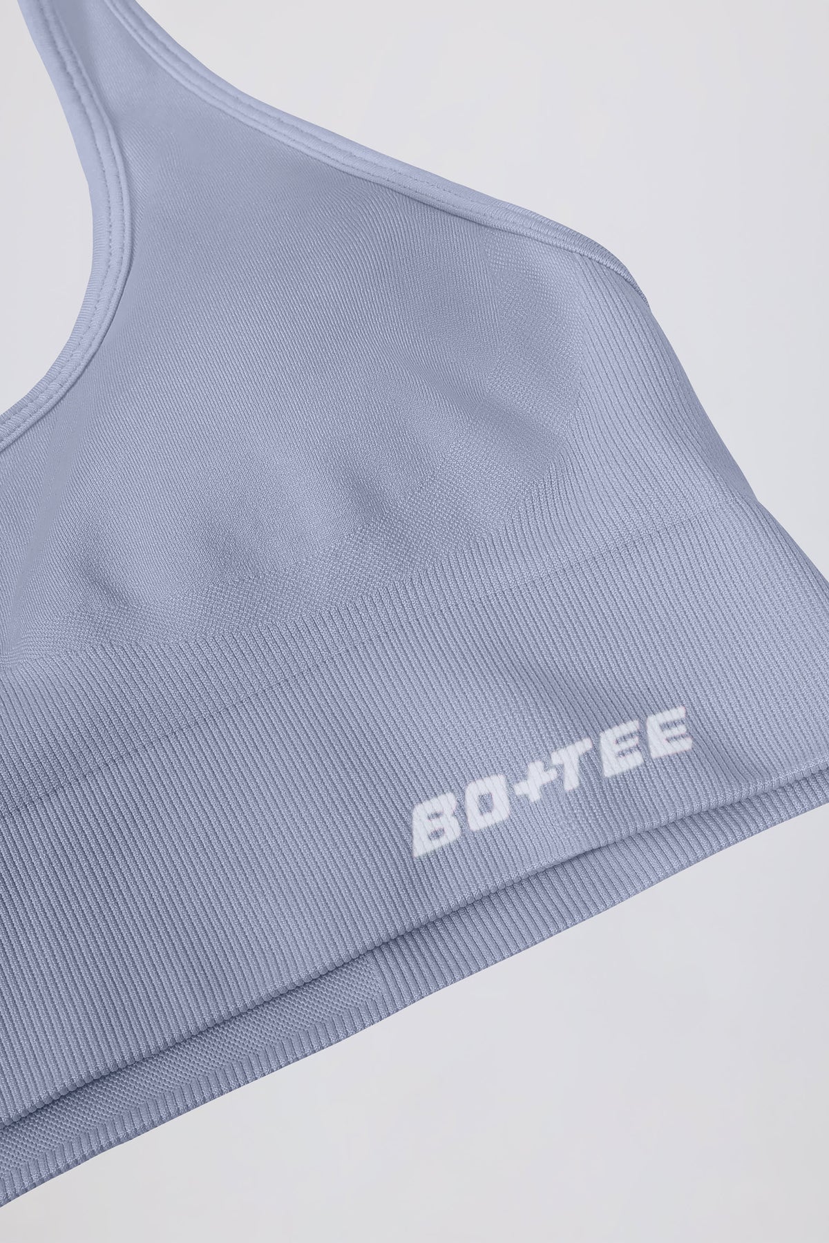 ⁣⁢Define Luxe Neckholder-Sport-BH in Graublau⁤⁣