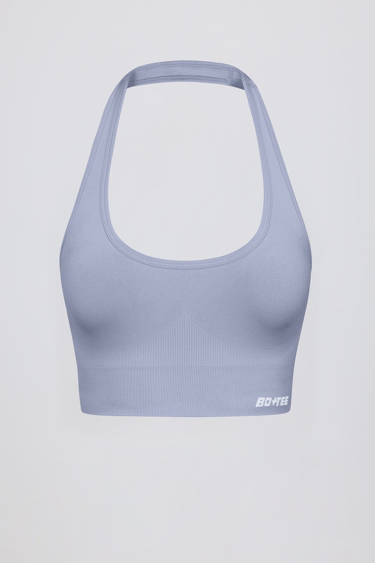 ⁣⁢Define Luxe Neckholder-Sport-BH in Graublau⁤⁣