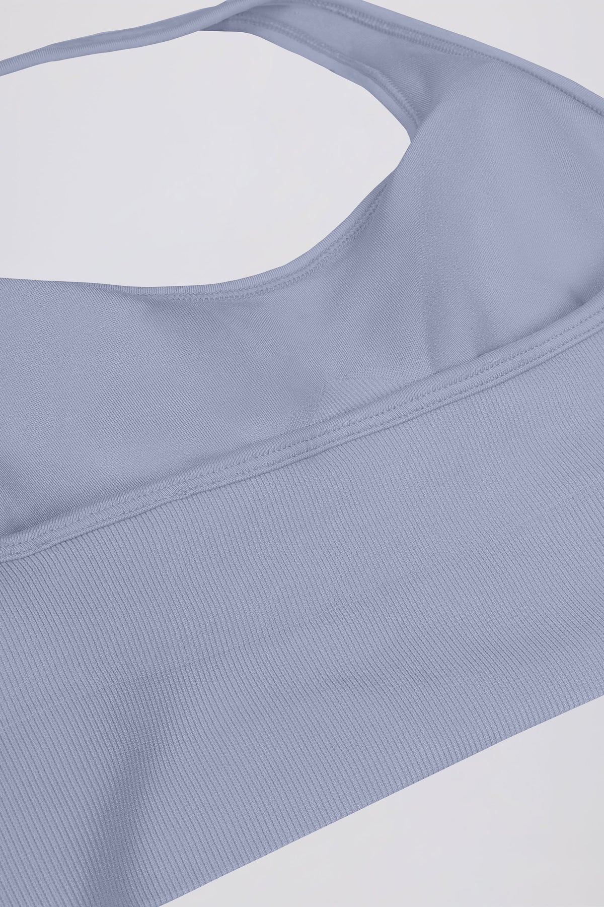 ⁣⁢Define Luxe Neckholder-Sport-BH in Graublau⁤⁣