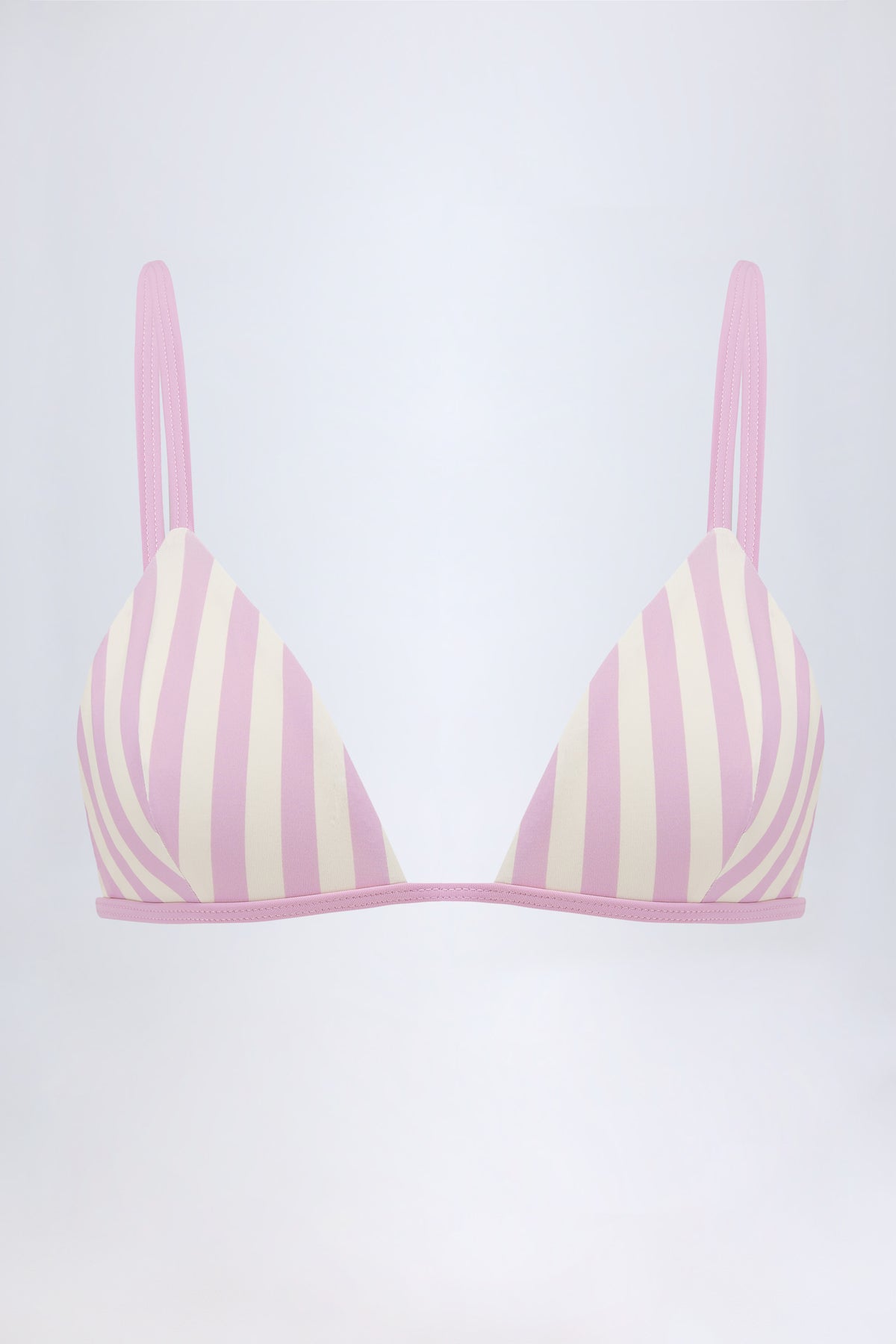 ⁣⁢Triangel-Bikinioberteil in Mauve⁤⁣ - 2