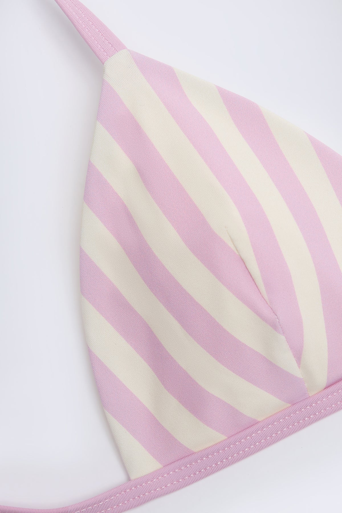 ⁣⁢Triangel-Bikinioberteil in Mauve⁤⁣