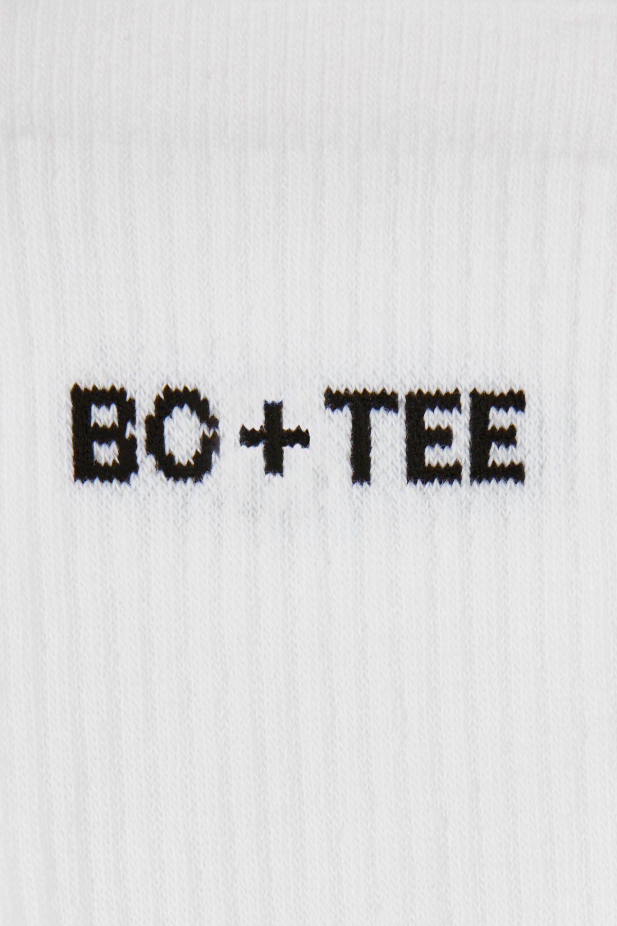 ⁣⁢Gerippte Crew-Socken-Bundle in Weiß⁤⁣ - 2