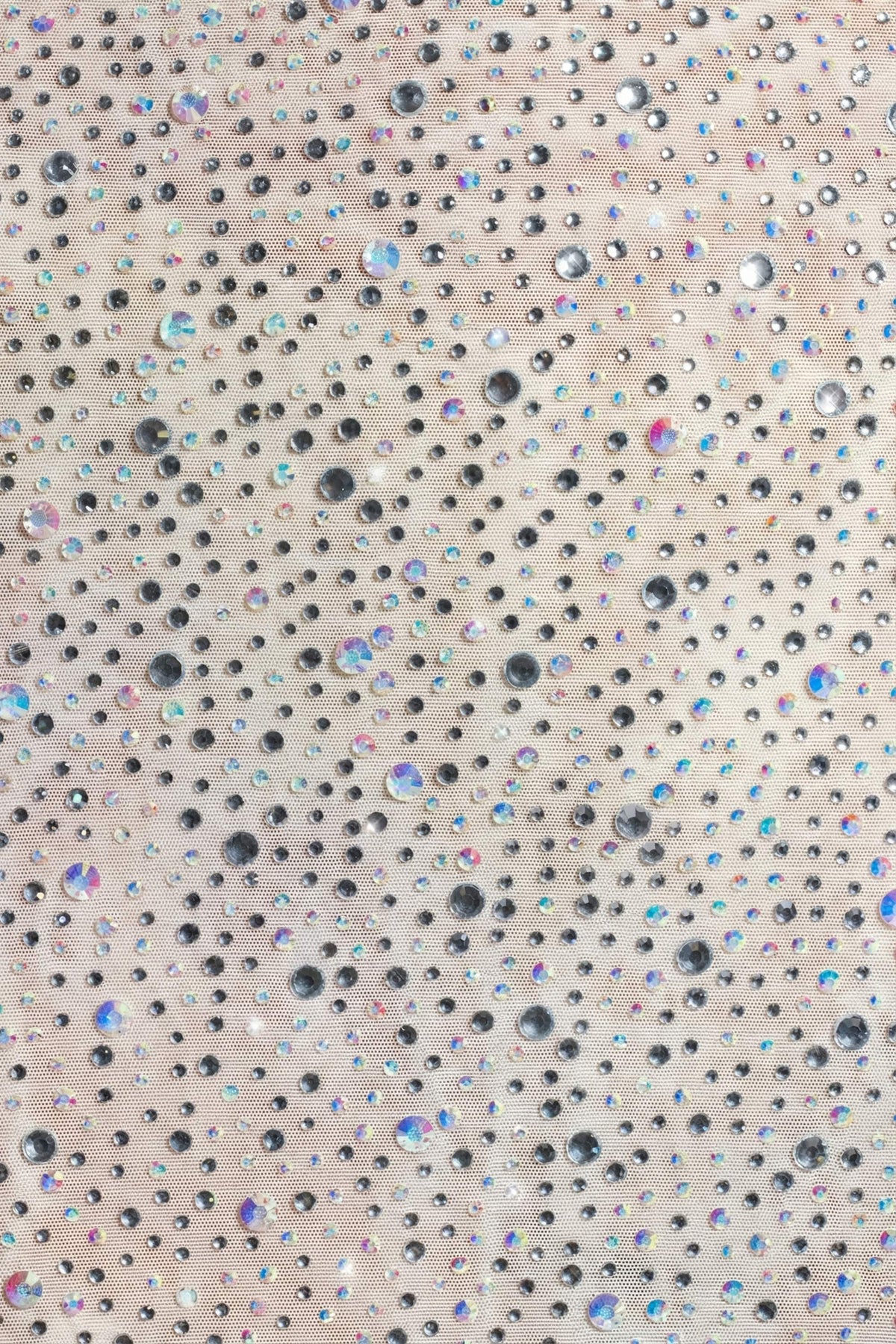 ⁣⁢Verzierter Mikrominirock in Weiß⁤⁣