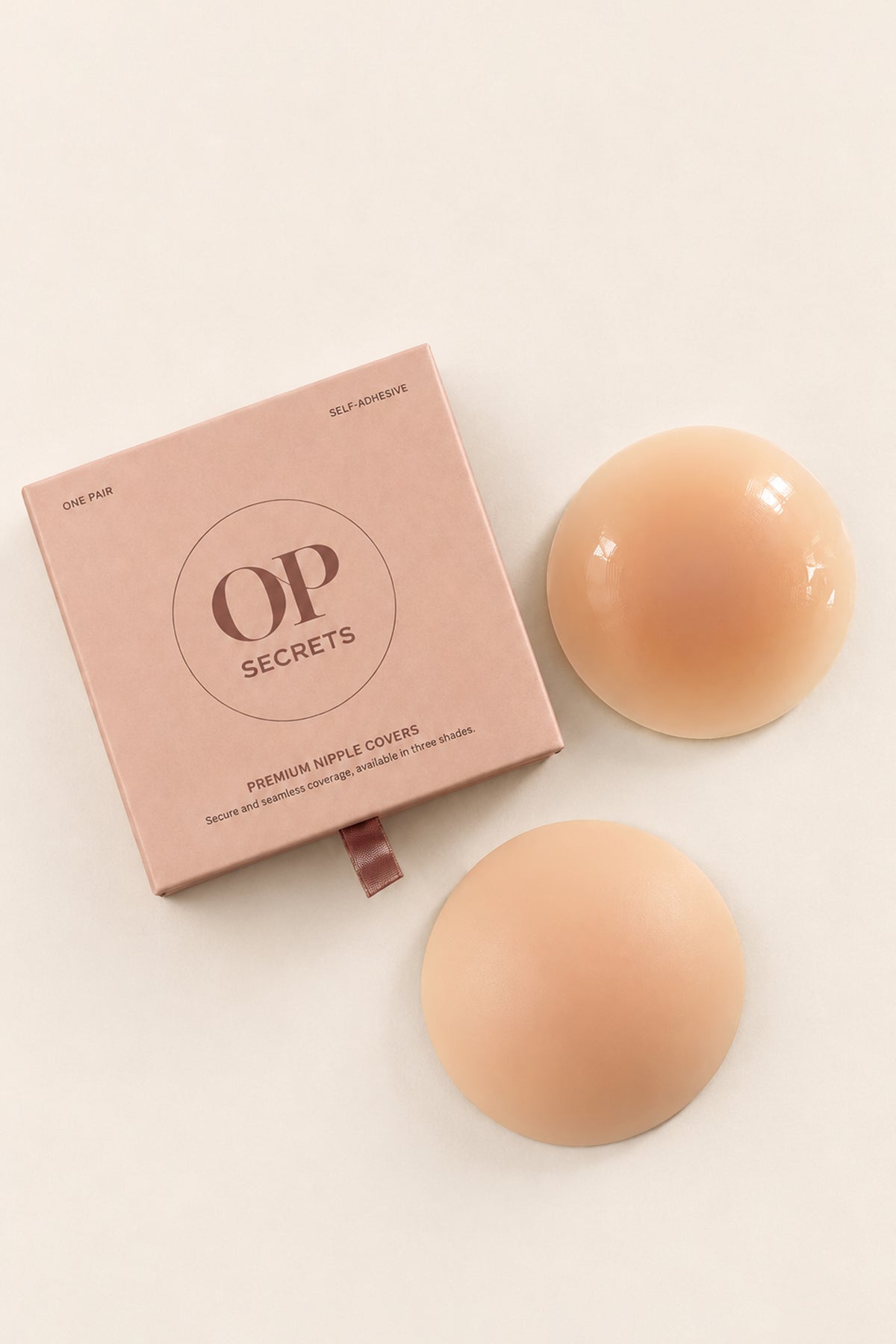 ⁣⁢Brustwarzenabdeckungen in Warm Peach⁤⁣ - 1