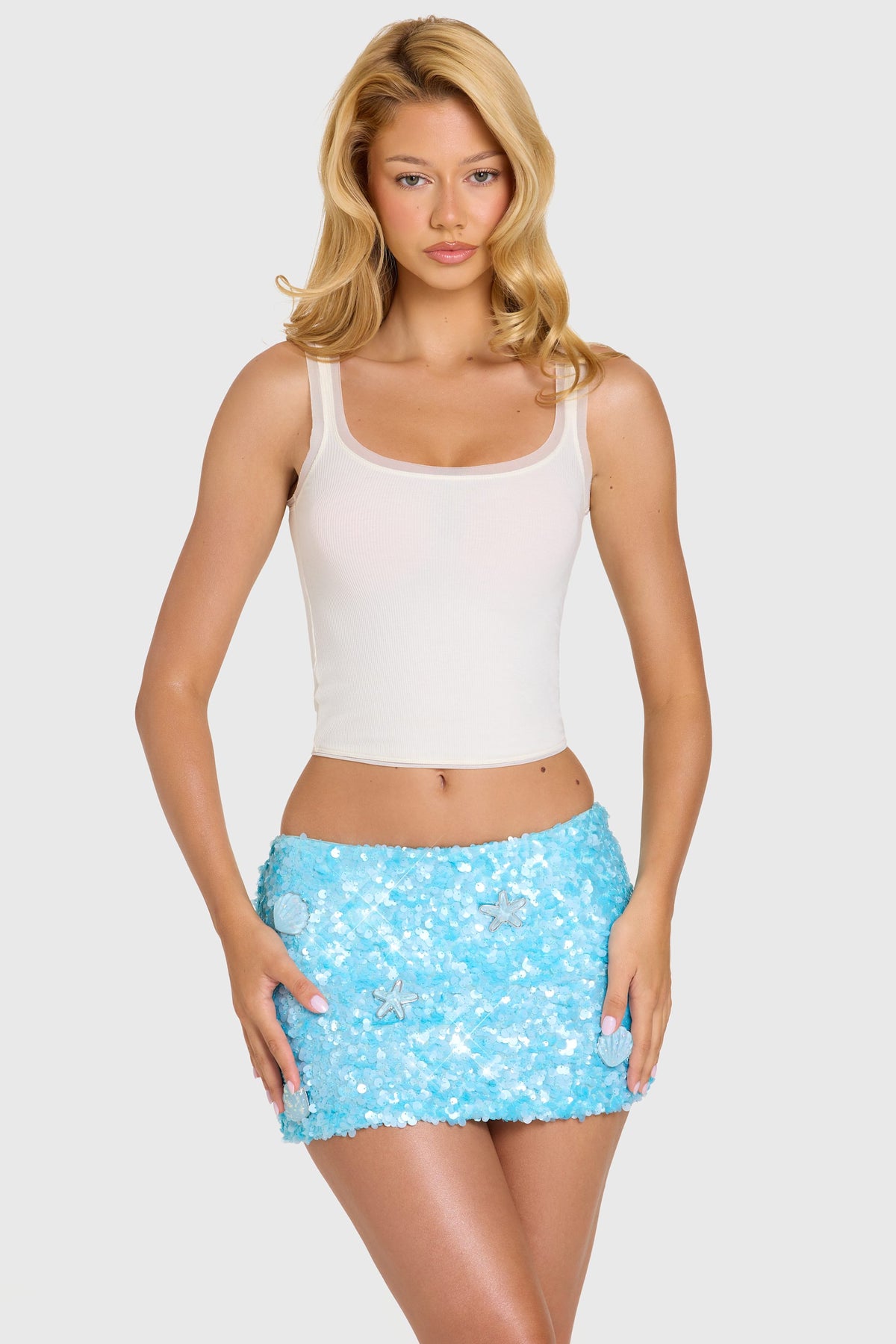 ⁣⁢Modal-Tanktop in Elfenbein⁤⁣ - 1