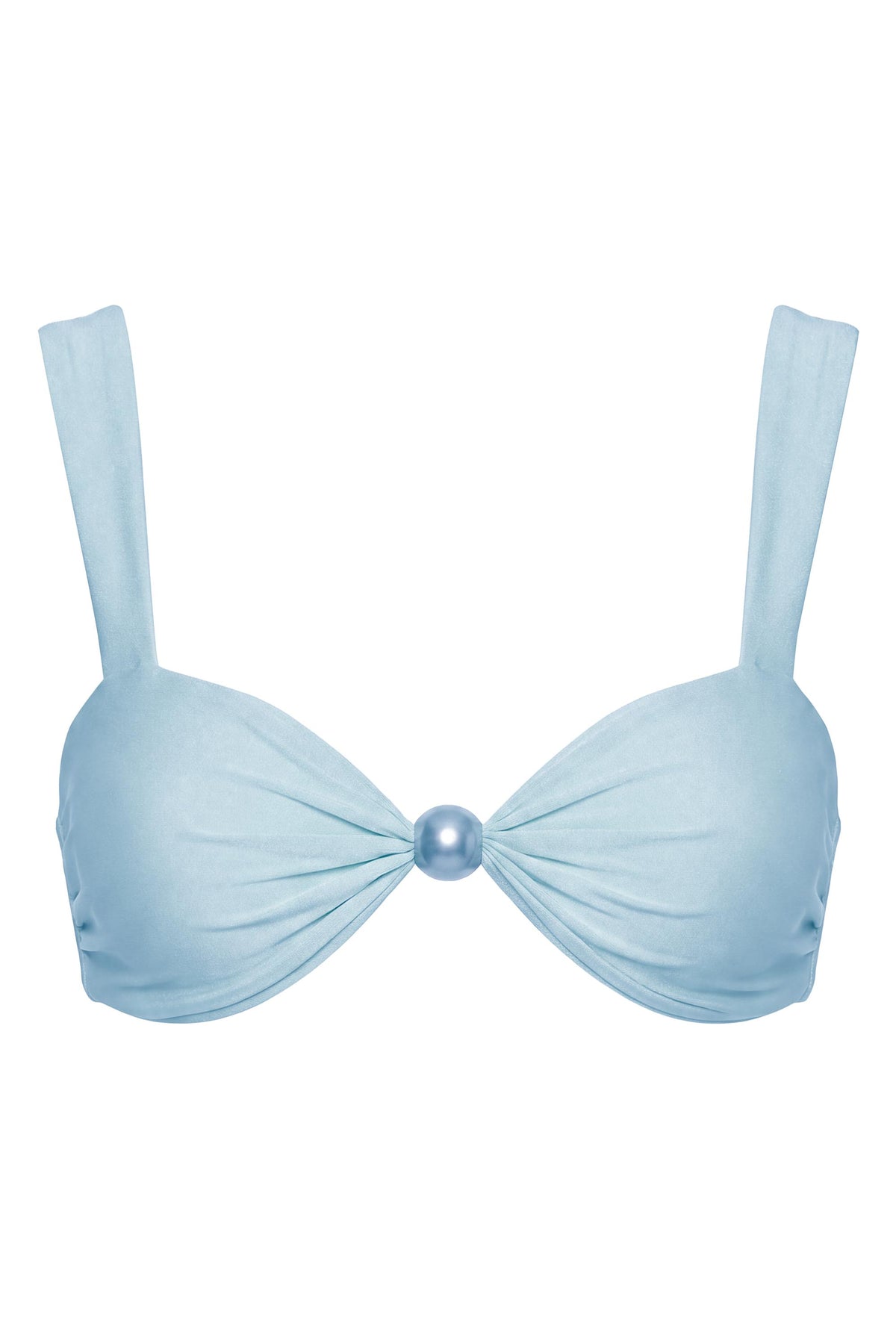 ⁣⁢Bikinioberteil in Himmelblau⁤⁣