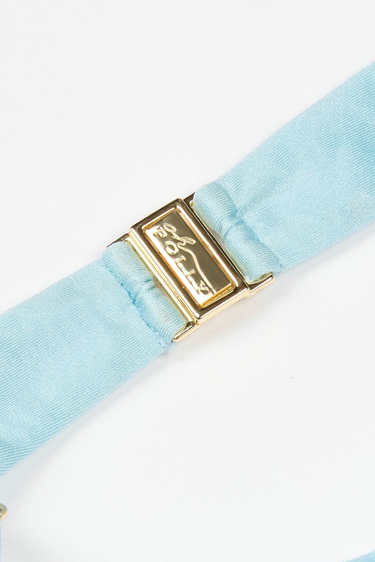⁣⁢Bikinioberteil in Himmelblau⁤⁣