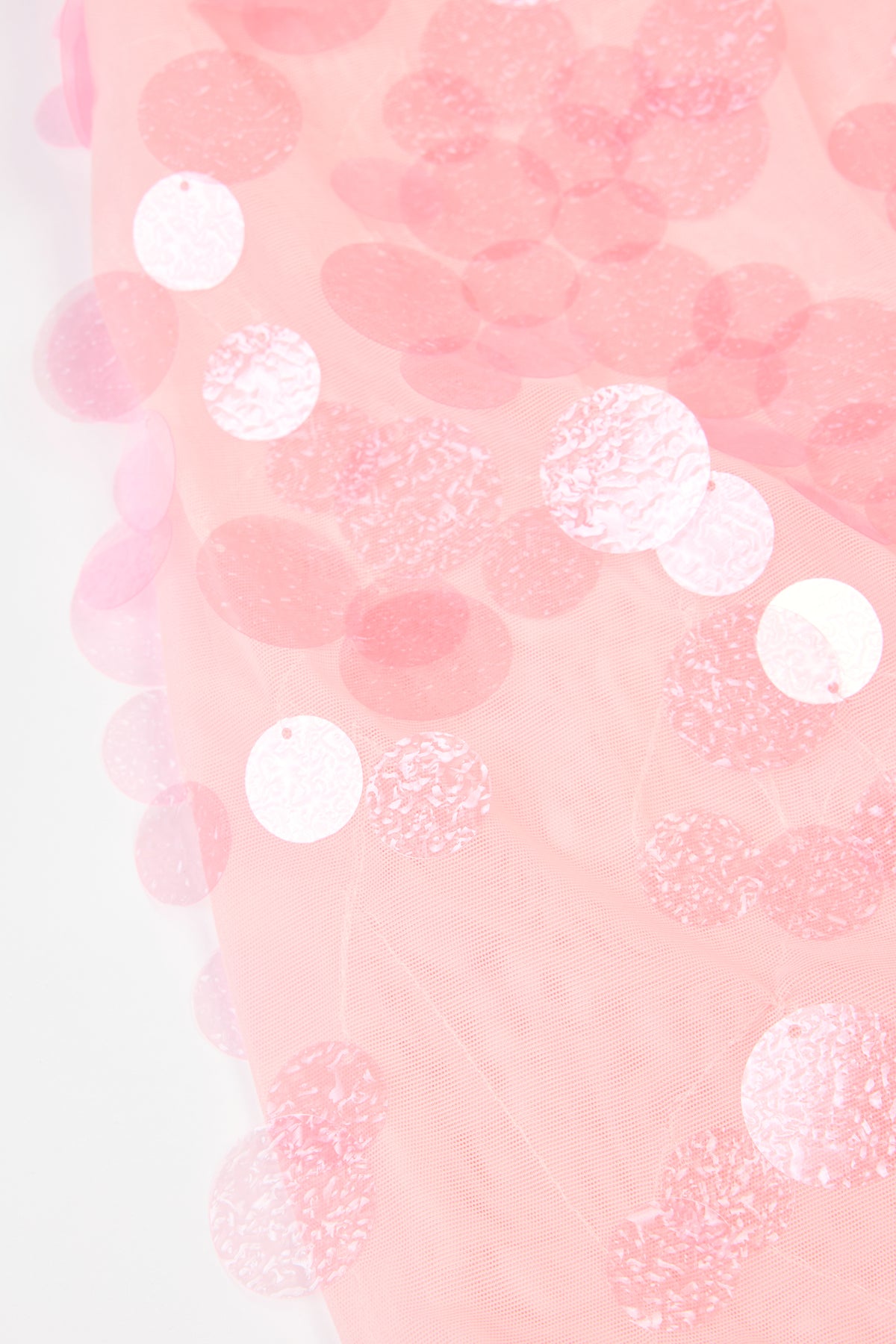 ⁣⁢Verziertes Minikleid in Babyrosa⁤⁣
