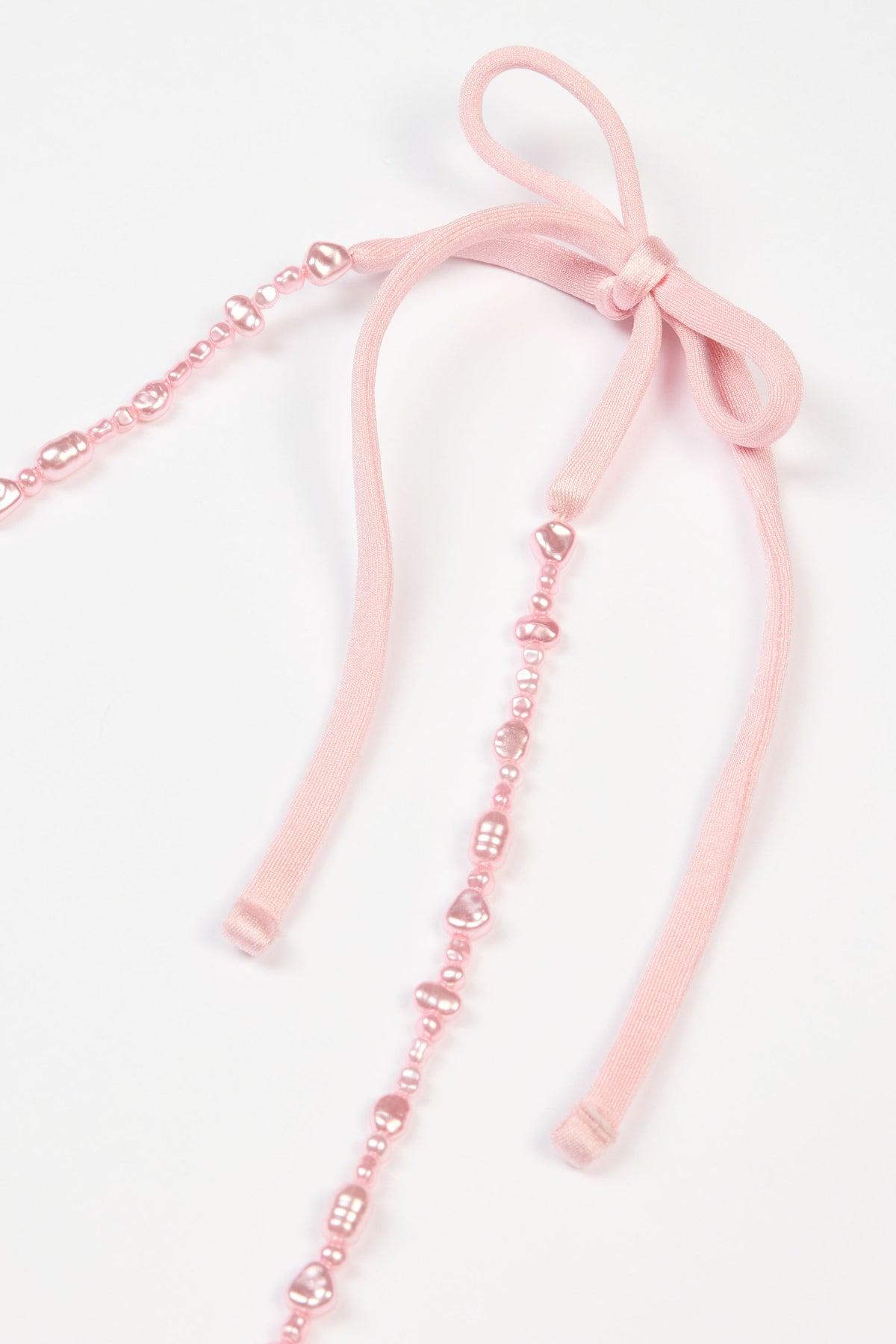 ⁣⁢Triangel-Bikinioberteil in Babyrosa⁤⁣