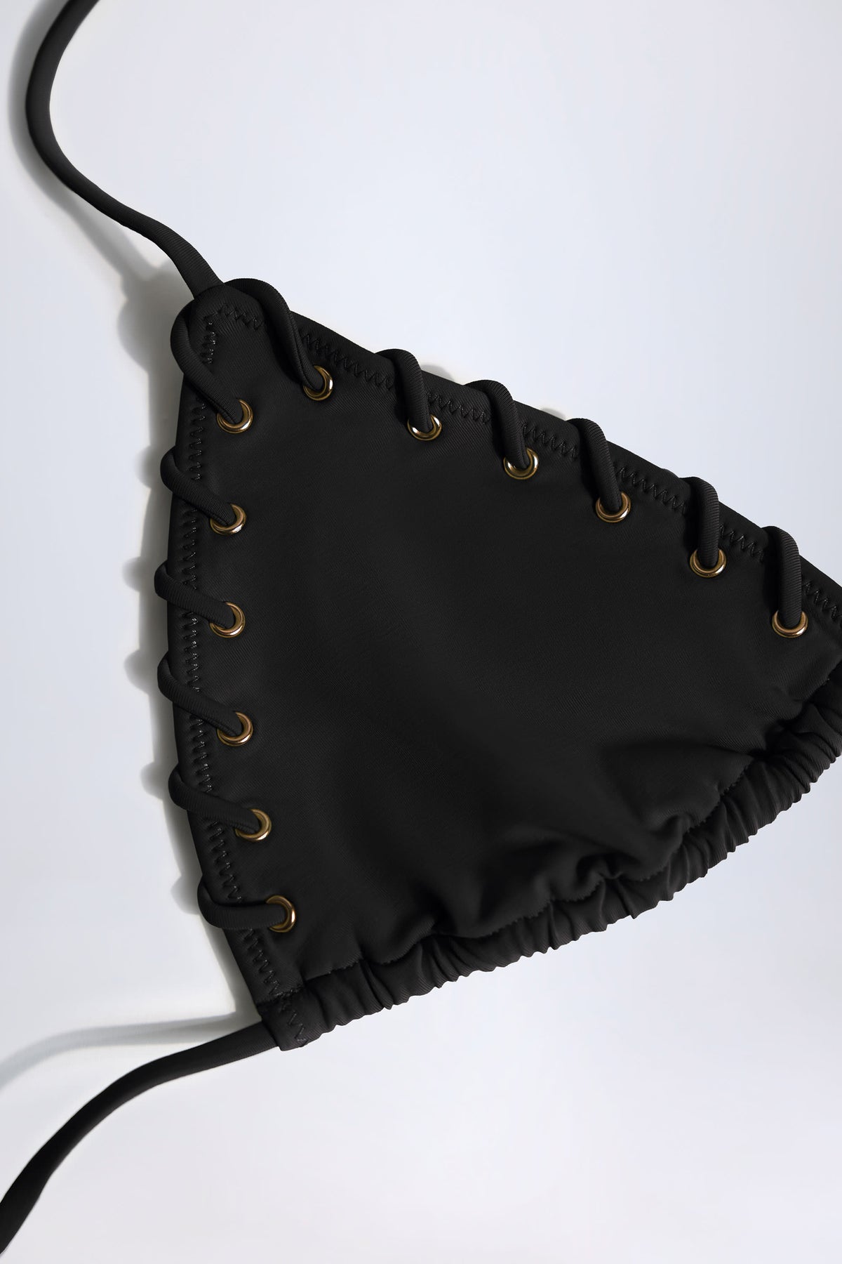 ⁣⁢Triangel-Bikinioberteil in Schwarz⁤⁣