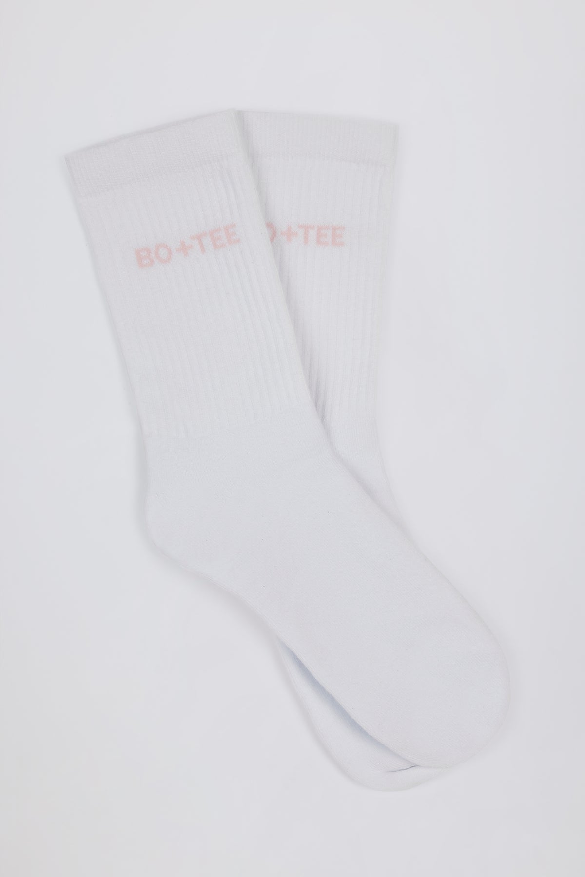 ⁣⁢Gerippte Crew-Socken-Bundle in Pink/Navy/Burgundy⁤⁣ - 2