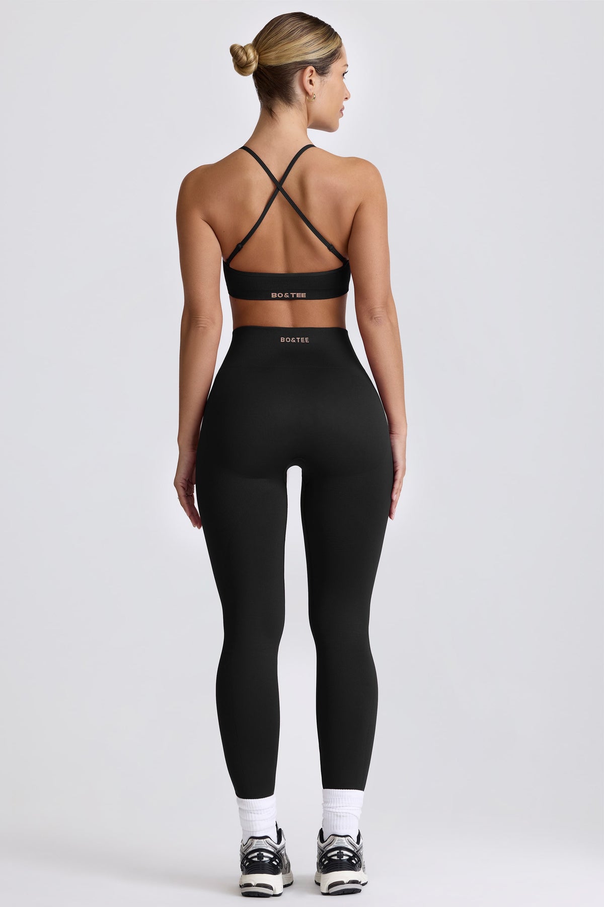 ⁣⁢Super Sculpt Seamless-Leggings in Schwarz⁤⁣