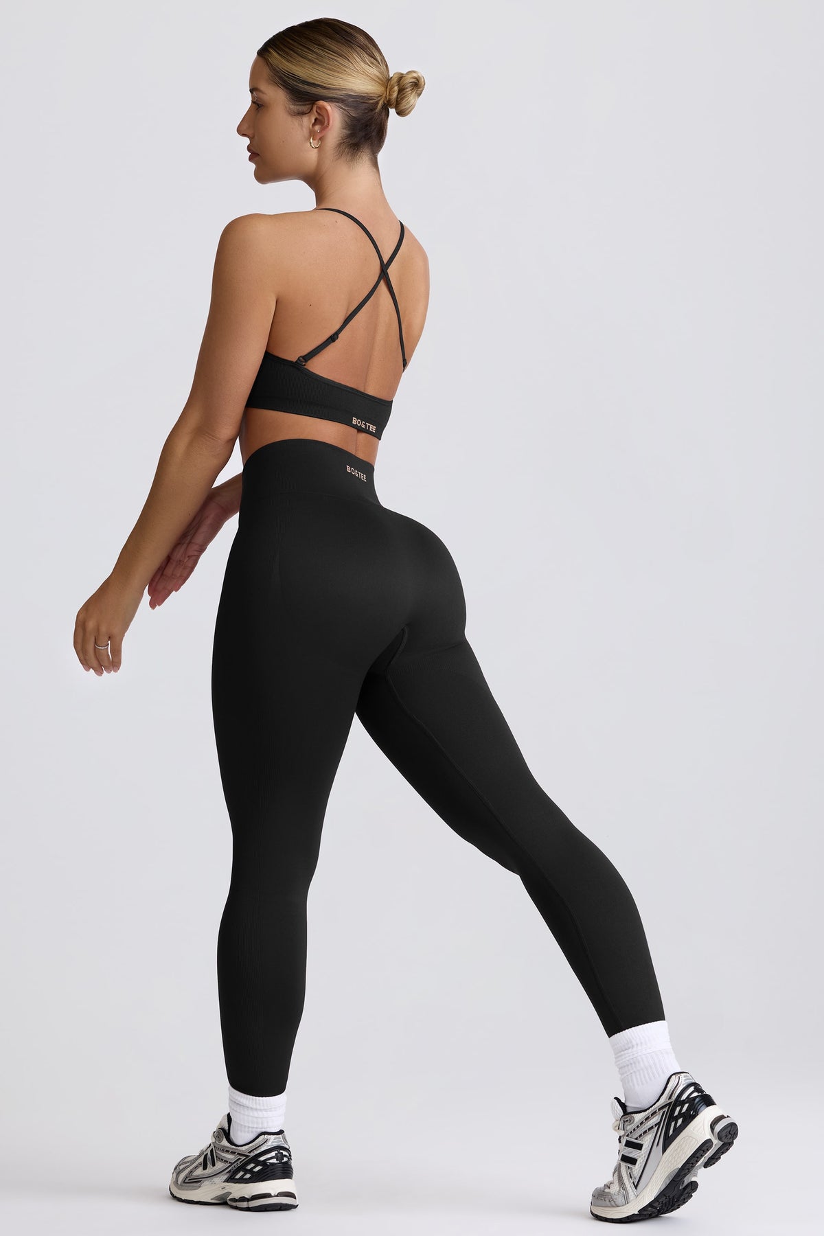 ⁣⁢Super Sculpt Seamless-Leggings in Schwarz⁤⁣