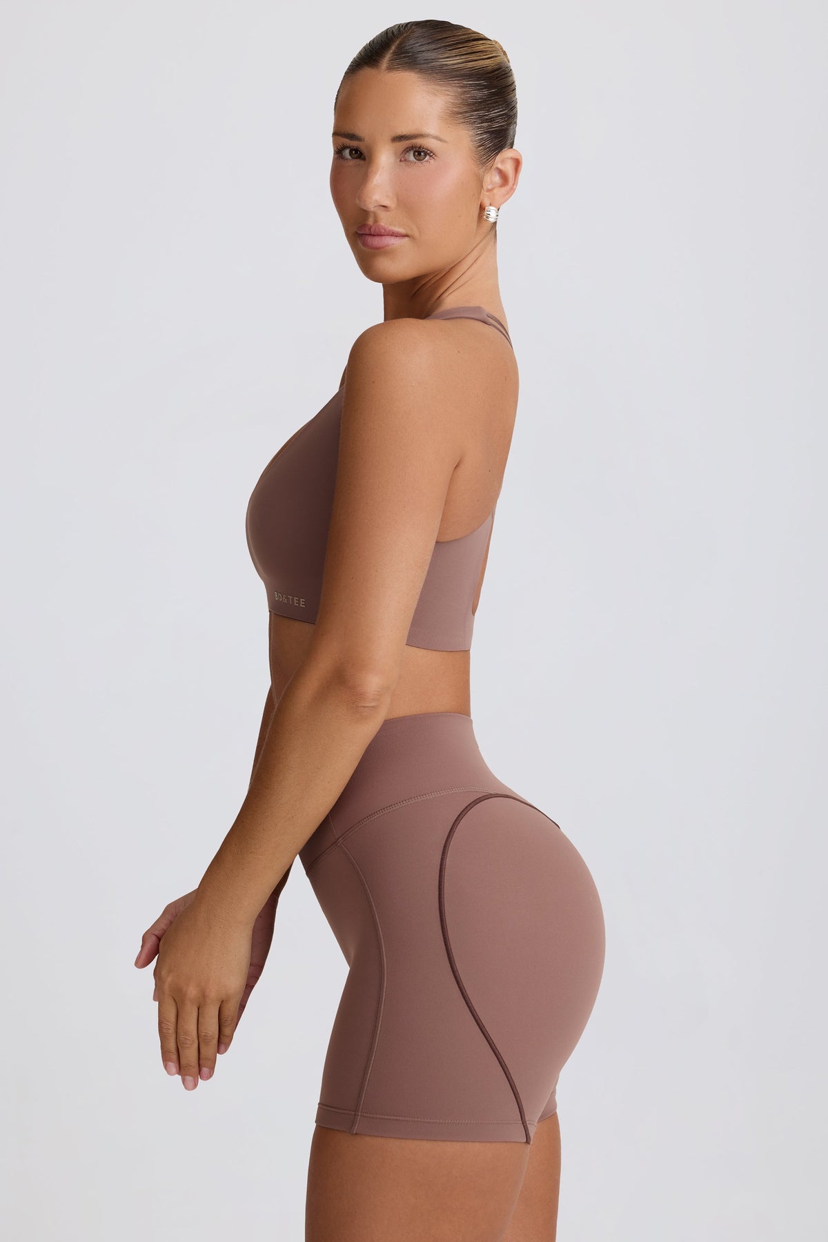 ⁣⁢Soft Active Sport-BH mit leichtem Halt in Mokka⁤⁣
