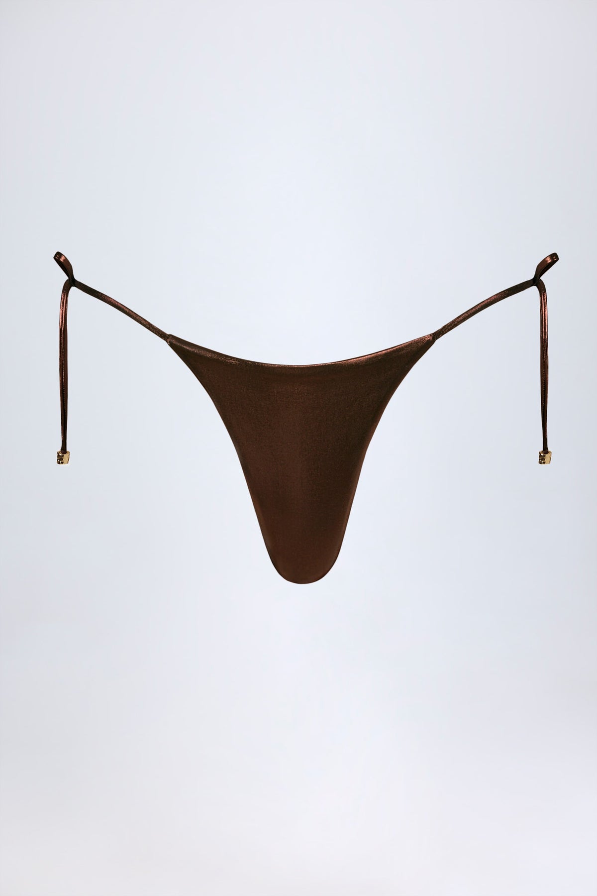 ⁣⁢Tanga-Bikinihose in Bronze Gold⁤⁣