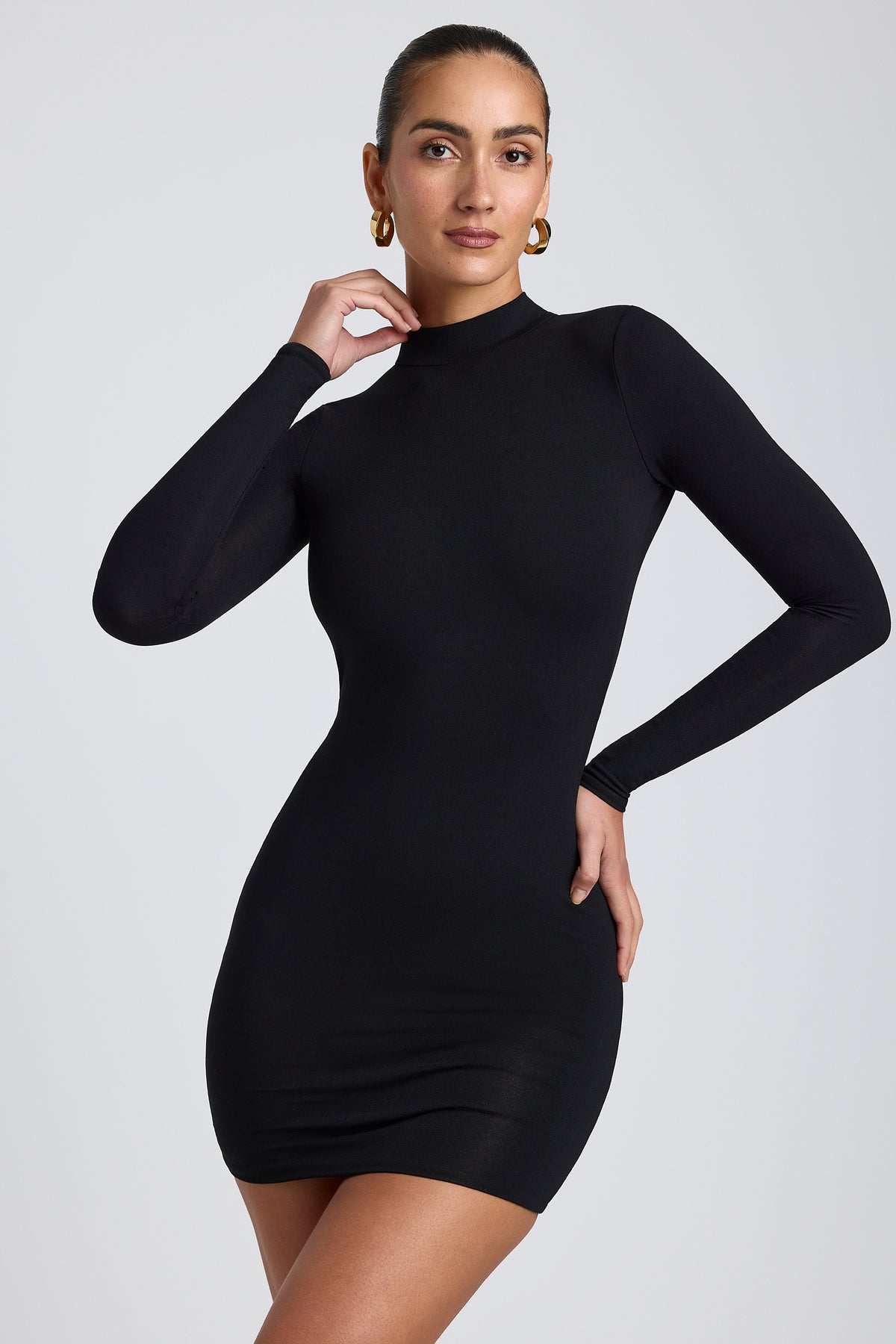 ⁣⁢Modal-Midikleid mit Rückenausschnitt⁤⁣