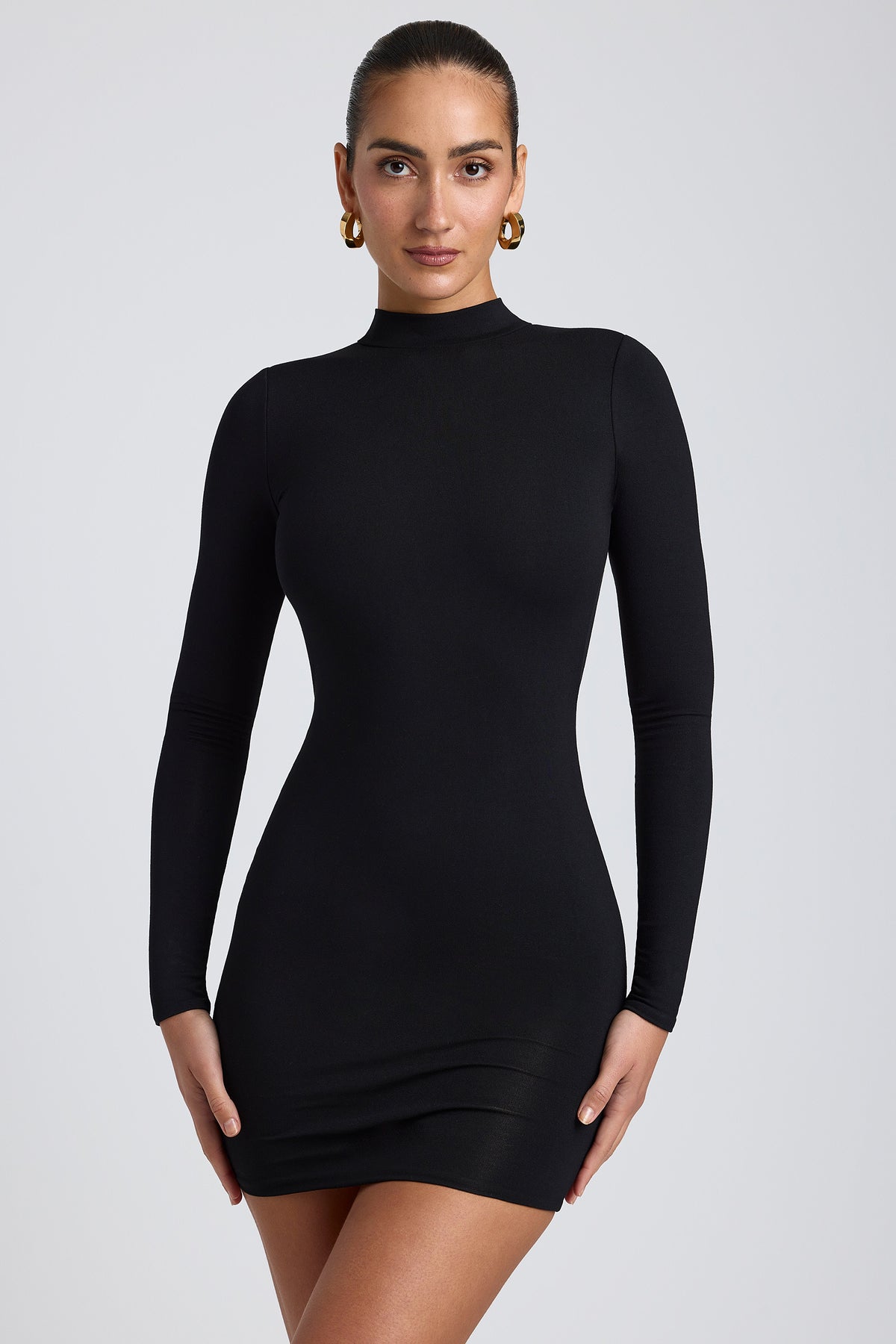 ⁣⁢Modal-Midikleid mit Rückenausschnitt⁤⁣