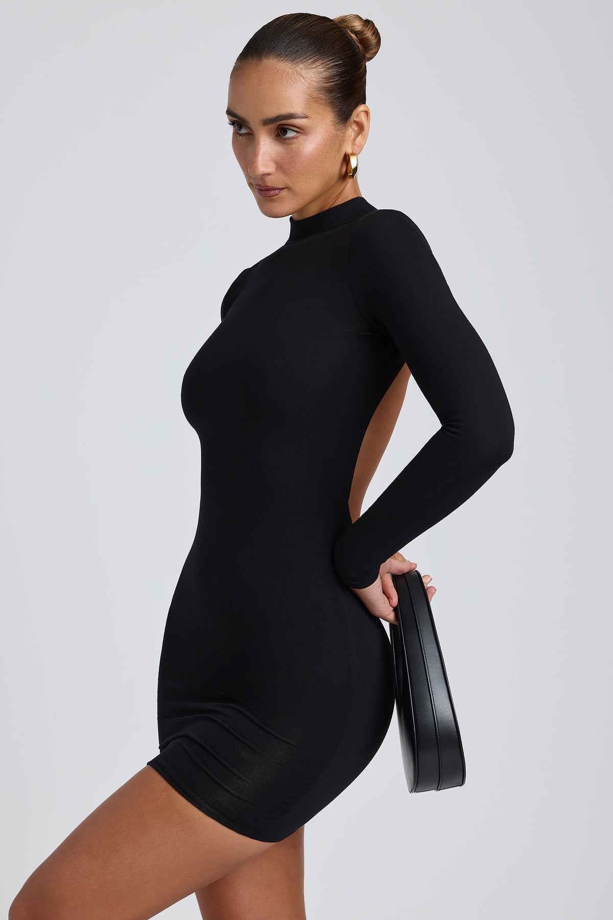 ⁣⁢Modal-Midikleid mit Rückenausschnitt⁤⁣
